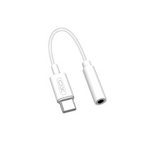 Перехідник USB-C to 3.5mm F XO (NB-R161.white) Перехідник USB-C to 3.5mm F XO (NB-R161.white)