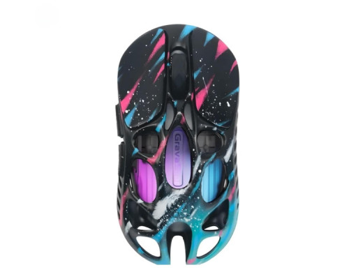 Мишка GravaStar Mercury X Pro 8K RGB Wireless/Bluetooth/USB Neon Graffiti (GS_X_PRO_CG_BLK)