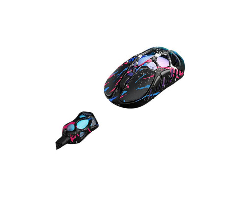 Мишка GravaStar Mercury X Pro 8K RGB Wireless/Bluetooth/USB Neon Graffiti (GS_X_PRO_CG_BLK)