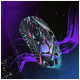 Мишка GravaStar Mercury X Pro 8K RGB Wireless/Bluetooth/USB Neon Graffiti (GS_X_PRO_CG_BLK)