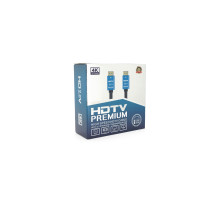 Кабель мультимедійний HDMI M to HDMI M 25.0m V2.0 4Kx2K black Merlion (YT-HDMI(M)/(M)4KV2.0-25m/19123)