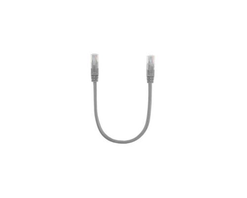 Патч-корд 0.25м, RJ-45, Cat.5e, CU, мідь, сірий Ritar (PCR-CU/0.25G / 00219)