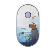 Мишка 2E MF300 CAPYBARASWIM Silent Wireless/Bluetooth Blue (2E-MF300WCAPIBARABL)