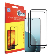 Скло захисне Dengos OPPO Reno14 / Reno14 F / Reno14 FS 5G Black 2 pcs (DG-TG2P-93)