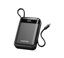 Батарея універсальна Canyon 20000mAh OnPower 204 PD/20W Built-in Lightning Cable (CNS-CPB204B)
