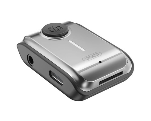 Bluetooth трансмітер XO BCC15 Bluetooth V5.3 AUX 3.5 мм/Type-C/TF Grey (BCC15.tarnish)