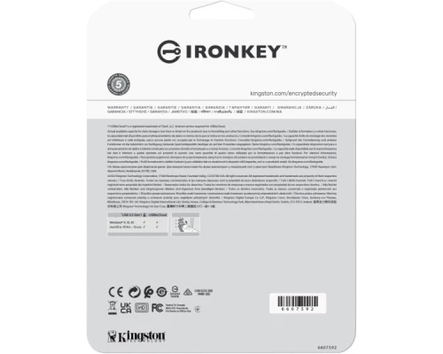 USB флеш накопичувач Kingston 32GB IronKey Locker Plus 50 AES Encrypted USB 3.2 (IKLP50/32GB) USB флеш накопичувач Kingston 32GB IronKey Locker Plus 50 AES Encrypted USB 3.2 (IKLP50/32GB)
