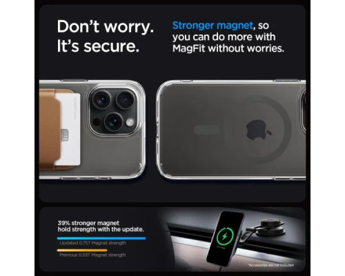 Чохол до мобільного телефона Spigen Apple iPhone 15 Pro Max Ultra Hybrid MagFit Graphite (ACS06577) Чохол до мобільного телефона Spigen Apple iPhone 15 Pro Max Ultra Hybrid MagFit Graphite (ACS06577)