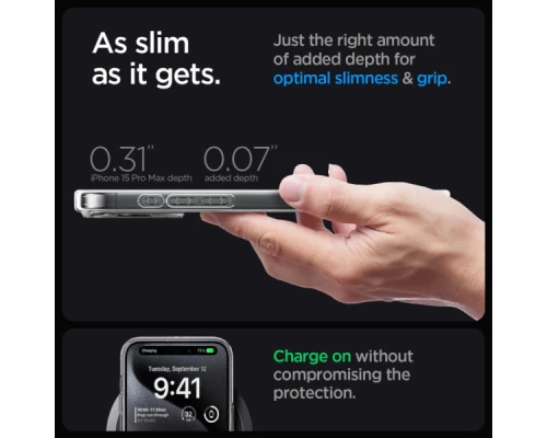 Чохол до мобільного телефона Spigen Apple iPhone 15 Pro Max Ultra Hybrid MagFit Graphite (ACS06577) Чохол до мобільного телефона Spigen Apple iPhone 15 Pro Max Ultra Hybrid MagFit Graphite (ACS06577)