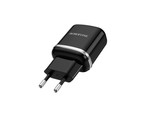 Зарядний пристрій BOROFONE BA36A High Speed USB QC3.0 18W Black (6931474715968) Зарядний пристрій BOROFONE BA36A High Speed USB QC3.0 18W Black (6931474715968)