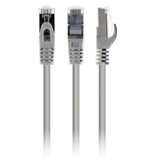 Патч-корд 3м S/FTP Cat 6A CU LSZH gray Cablexpert (PP6A-LSZHCU-3M)