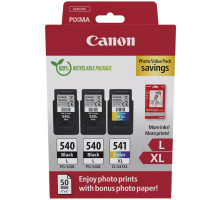 Картридж Canon PG-540 Multipack PG-540L*2/CL-541XL 2xBK, Color + GP-501 Glossy Paper (5224B015)