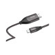 Кабель мультимедійний USB-C to HDMI M 2.0m 4K30Hz gray HOCO (6931474755025)