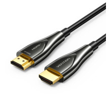 Кабель мультимедійний HDMI M to HDMI M 80.0m 4K fiber optic black Vention (ALSBAF)