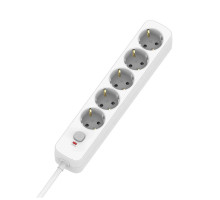 Мережевий фільтр живлення ColorWay CW-PSEA1652W 5 розеток, 2m White (CW-PSEA1652W)