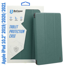 Чохол до планшета BeCover Tri Fold Soft TPU Silicone Apple iPad 10.2 2019/2020/2021 Dark Green (708514)