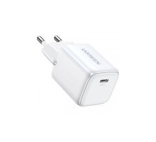 Зарядний пристрій Ugreen CD319 Nexode Mini USB-C PD30W GaN White (15326)