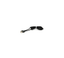 Дата кабель USB 2.0 to Lightning 2.0m 2A magnetic nylon black Pipo (18166)