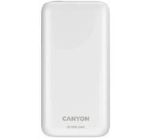 Батарея універсальна Canyon PB-301 30000mAh PD/20W, QC/3.0 (CNE-CPB301W)