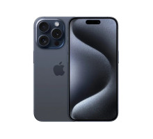 Мобільний телефон Apple iPhone 15 Pro Max 256Gb Blue Titanium eSim (REF A) BREEZY (2AMU693)