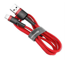 Дата кабель USB 2.0 AM to USB-C 1.0m Cafule 3A red+red Baseus (CATKLF-B09)