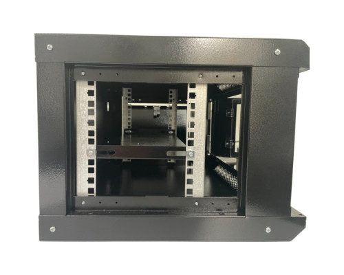Шафа настінна GEAR 9U 19'' 530x400x450 мм, + полка 19", black (GWMSN-9U)