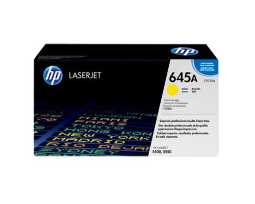 Картридж HP CLJ  645A yellow, для 5500/5550 series (C9732A)