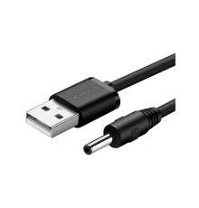 Кабель живлення USB to DC 3.5mm 5V 1.0m black Ugreen (10376)