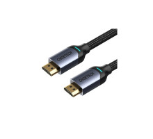 Кабель мультимедійний HDMI M to HDMI M 2.0m V2.1 8K60Hz HDR10 HLG Choetech (XHH01-BK)