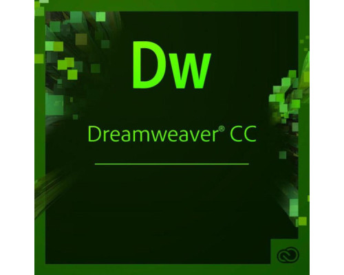 ПЗ для роботи з WEB Adobe Dreamweaver CC teams Multiple/Multi Lang Lic Subs New 1Year (65304918CA01A12)