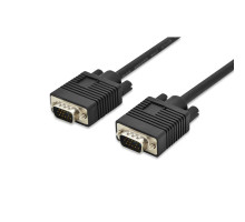 Кабель мультимедійний VGA M to VGA M 3.0m black Digitus (AK-310103-030-S)