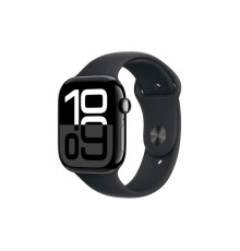 Смарт-годинник Apple Watch Series 10 GPS 46mm Jet Black Aluminium Case with Black Sport Band - M/L (MWWQ3QH/A)
