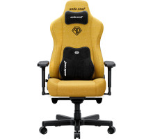 Крісло ігрове Anda Seat Kaiser 3E Fabric XL Bright Yellow (AD23YC-XL-09-Y-CF-Y01)