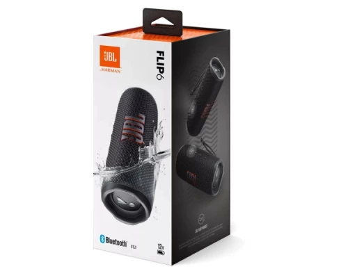 Акустична система JBL Flip 6 Black (JBLFLIP6BLKEU) Акустична система JBL Flip 6 Black (JBLFLIP6BLKEU)