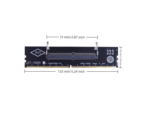 Конвертор Dynamode DDR5 Laptop SO-DIMM to Desktop DIMM RAM Memory (DM-DDR5-DIMM-Converter)