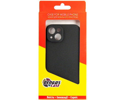 Чохол до мобільного телефона Dengos Carbon iPhone 15 (black) (DG-TPU-CRBN-189)