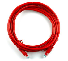 Патч-корд 10м, RJ-45, Cat.5e, CU, мідь, червоний Ritar (PCR-CU/10Rd / 04294)