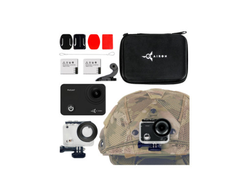 Екшн-камера AirOn ProCam 7 Black Tactical Helm Kit (4822356754511)