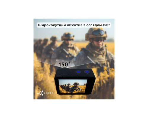 Екшн-камера AirOn ProCam 7 Black Tactical Helm Kit (4822356754511)