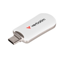 USB флеш накопичувач Verbatim 512GB Plectra White USB-C (30231)