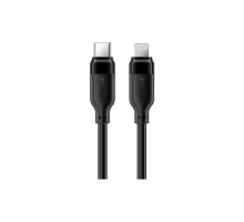 Дата кабель USB 2.0 AM to Lightning 2.0m 30W TPU black Acefast (6974316286288)