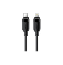 Дата кабель USB 2.0 AM to Lightning 2.0m 30W TPU black Acefast (6974316286288)