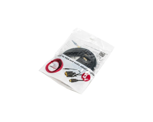 Перехідник HDMI to VGA 3.0m Cablexpert (A-HDMI-VGA-03-10)
