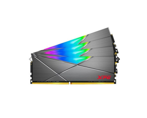 Модуль пам'яті для комп'ютера DDR4 32GB (4x8GB) 3600 MHz XPG SpectrixD50 RGB Tungsten Gray ADATA (AX4U36008G18I-QCTG50)