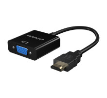 Перехідник HDMI to VGA 0.15m Essager (EZJHV-HY01)