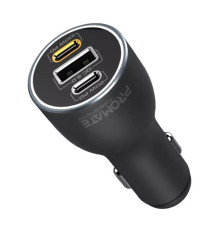 Зарядний пристрій Promate 2xUSB-C + USB-A (powerdrive-120.black)