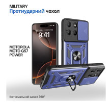Чохол до мобільного телефона BeCover Military Motorola Moto G57 Power Blue (715515)