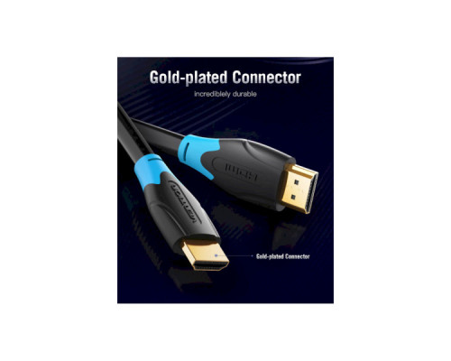 Кабель мультимедійний HDMI to HDMI 2.0m V2.0 4K 30Hz PVC Vention (AACBH)