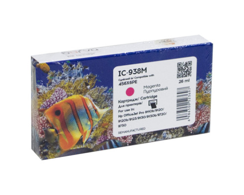 Картридж Barva HP 938 4S6X6PE 800с magenta (IC-938M)