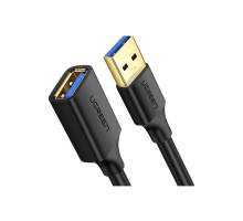 Дата кабель USB 3.0 AM/AF 0.5m US129 black Ugreen (30125)